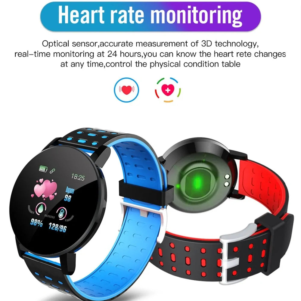 Bluetooth Smart Watch with Blood Pressure Monitoring